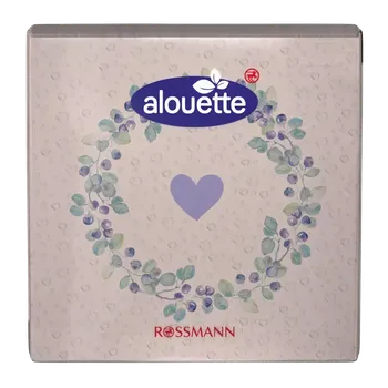 Papírový ubrousek alouette Ubrousky srdce s květinovým věncem 25 x 25 cm 16 ks