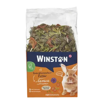 Krmivo pro hlodavce Winston Krmivo pro zakrslé králíky bez obilí 600 g