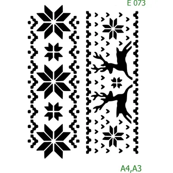 Šablona E 073 - A3 , Nelepící folie