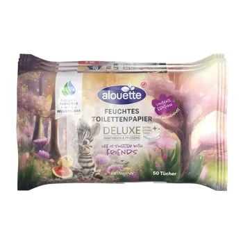 Toaletní papír alouette Vlhčený toaletní papír Meloun 3 x 50 150 ks