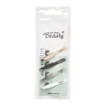 Péče o řasy a obočí for your Beauty Sada mini pinzet na obočí, různé druhy