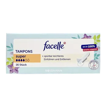 Menstruační tampony facelle Tampony Super 16 ks