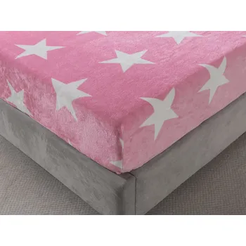 Prostěradlo XPOSE® Mikroplyšové prostěradlo LÝDIE Exclusive - růžové 90x200 cm, Mikroplyš + Prodloužená možnost vrácení zboží do 50 dnů