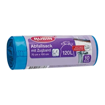 Pytle na odpadky RUBIN Odpadkové pytle zatahovací 120 l 10 ks