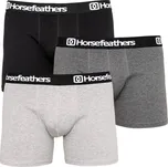 Horsefeathers 3PACK pánské boxerky vícebarevné (AM067D) M