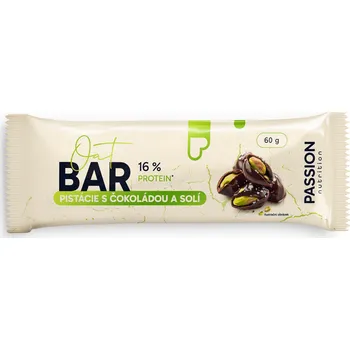 Passion nutrition Passion Oat bar Pistácie s čokoládou a solí 60g