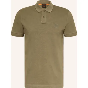 Boss Pánská Žerzejová Polokošile Passenger, olivová, XXL