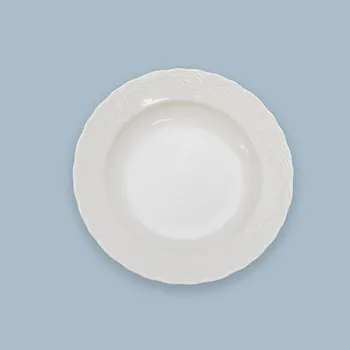 Sada nádobí Talíř hluboký reliéfní Opera 21cm 340g Český porcelán Dubí