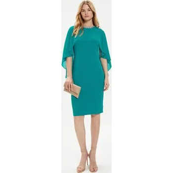 Dámské šaty Joseph Ribkoff Koktejlové šaty 242731 Tyrkysová Slim Fit 36