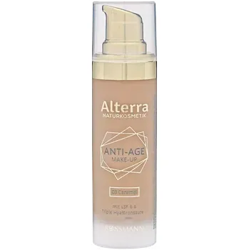 Přípravek na tvář Alterra Naturkosmetik Make-up Anti-Age 03 Caramel