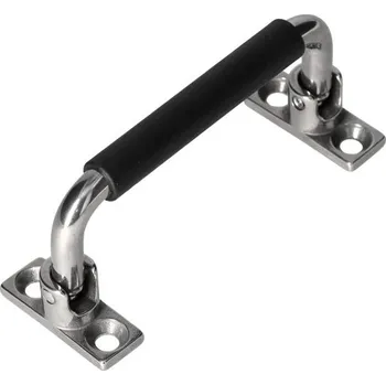 Nábytkové kování Robustní nerezová sklopná rukojeť 115x43x13mm