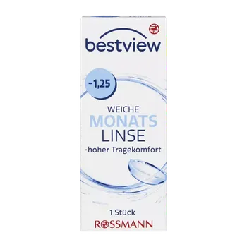 Kontaktní čočky Best View Měsíční kontaktní čočky -1,25