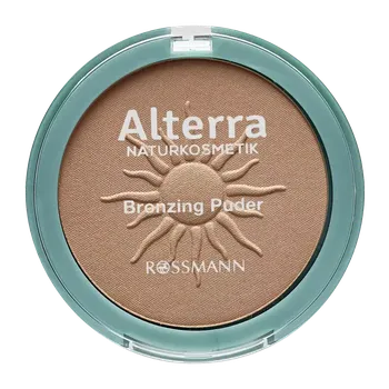 Přípravek na tvář Alterra Naturkosmetik Bronzing Puder 02 Sun Kissed