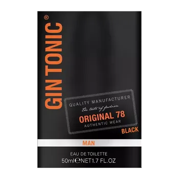Pánský parfém Gin Tonic Original 78 Black toaletní voda pro muže 50 ml