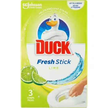 WC čistič Duck Gelové pásky do WC mísy Fresh Stick Limetka 3x 9 g 27 g