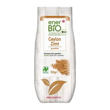 Koření enerBiO BIO cejlonská skořice 50 g