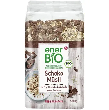 enerBiO Müsli s čokoládou 500 g