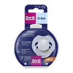 Lovi Silikonový dudlík dynamický Prime 0–6m Světle modrý