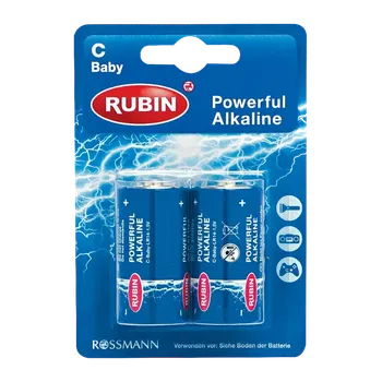 Článková baterie RUBIN Baterie LR14 1,5V 2 ks