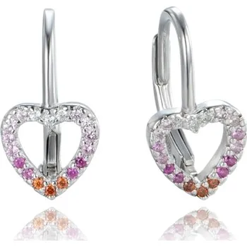 Šperk Stříbrné náušnice se srdíčky JMAS0235CE00