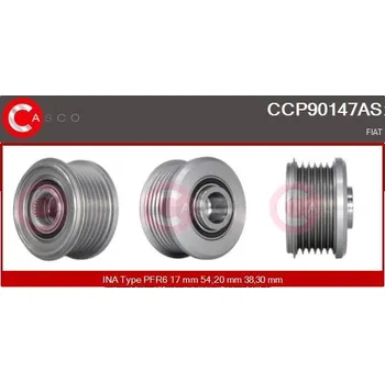 Řemenice, generátor CASCO CCP90147AS