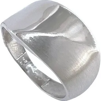 Prsten Stříbrný prsten špička mat lesk velikost prstenu 59
