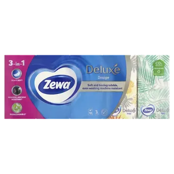 Papírový kapesník Zewa Papírové kapesníčky 3vrstvé Deluxe 10 ks