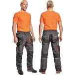 ČERVA EMERTON PLUS kalhoty Barva: antracit/oranžová, Velikost pánských oděvů: 64