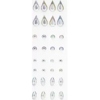 Karnevalový doplněk RIVAL Loves Me Kamínky na obličej 32 ks