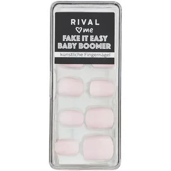 Umělé nehty RIVAL Loves Me Umělé nehty Fake It Easy Baby Boomer 24 ks