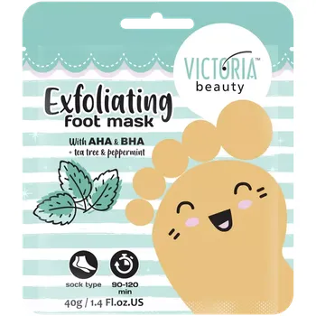 Kosmetika na nohy Victoria Beauty Exfoliační maska na nohy Tea Tree