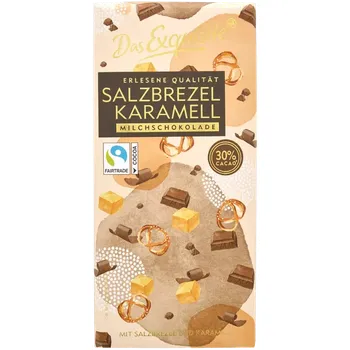 Čokoláda Das Exquisite Mléčná čokoláda s kousky karamelových preclíků 180 g