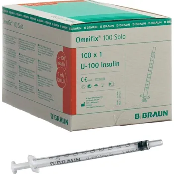 Injekční stříkačka B.BRAUN OMNIFIX, 1 ml (INZ), LUER (100 ks)