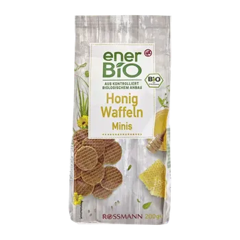 enerBiO Medové mini vafle 200 g