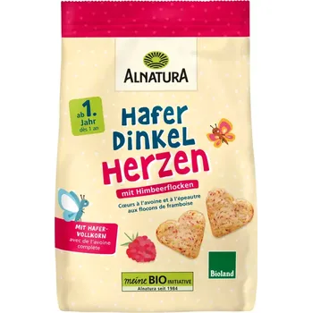 Alnatura BIO ovesno-špaldová srdíčka 125 g