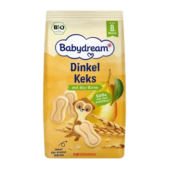 Babydream BIO špaldové sušenky Hruška 125 g