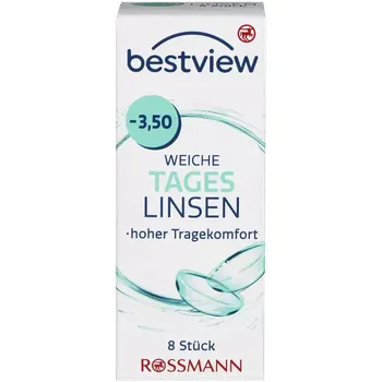 Kontaktní čočky Best View Denní kontaktní čočky -3,50 8 ks