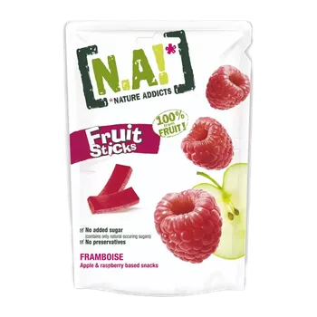 Sušená potravina N.A! Ovocné kousky z maliny a jablka 35 g