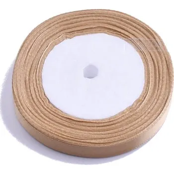 Stuha Stuha saténová 12mm Barva: zlatá sv.