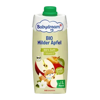 Babydream BIO 100% jablečná šťáva s vitaminem C 500 ml