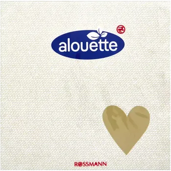 Papírový ubrousek alouette Ubrousky srdce 25 x 25 cm 20 ks