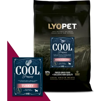 Krmivo pro psa LYOPET Cool Puppy Mini Turkey Balení: 3x4kg