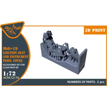 Plastikový model Clear Prop models 1/72 MiG-19P/PM Eject.seat&instrument panel cover