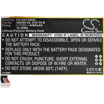 Baterie k tabletu Baterie Cameron Sino CS-AKC500SL, Li-Polymer, 4400