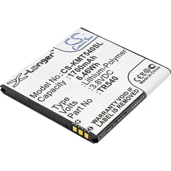Baterie pro mobilní telefon Baterie Cameron Sino CS-KMT540SL, Li-Polymer, 1700