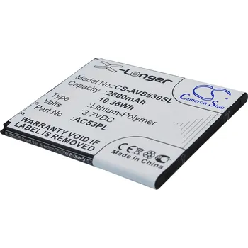 Baterie pro mobilní telefon Baterie Cameron Sino CS-AVS530SL, Li-Polymer, 2800