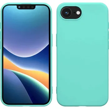 Pouzdro na mobilní telefon Silikonový tenký barevný obal iPhone 16e Barva: Tyrkysová