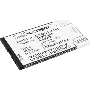 Baterie pro mobilní telefon Baterie Cameron Sino CS-BLD143SL, Li-Ion, 1500