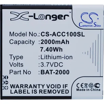 Baterie pro mobilní telefon Baterie Cameron Sino CS-ACC100SL, Li-Ion, 2000
