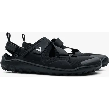 Pánské sandále Vivobarefoot outdoorové sandály TRACKER M Men OBSIDIAN černá Velikost: 43